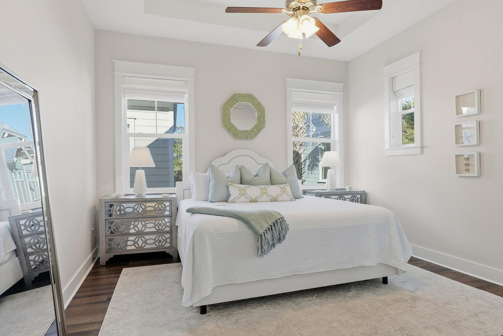 23 East York Ln Inlet Beach, Unit A Inlet Beach, FL 32461 - Photo 24 of 51 a bedroom with a bed and a window