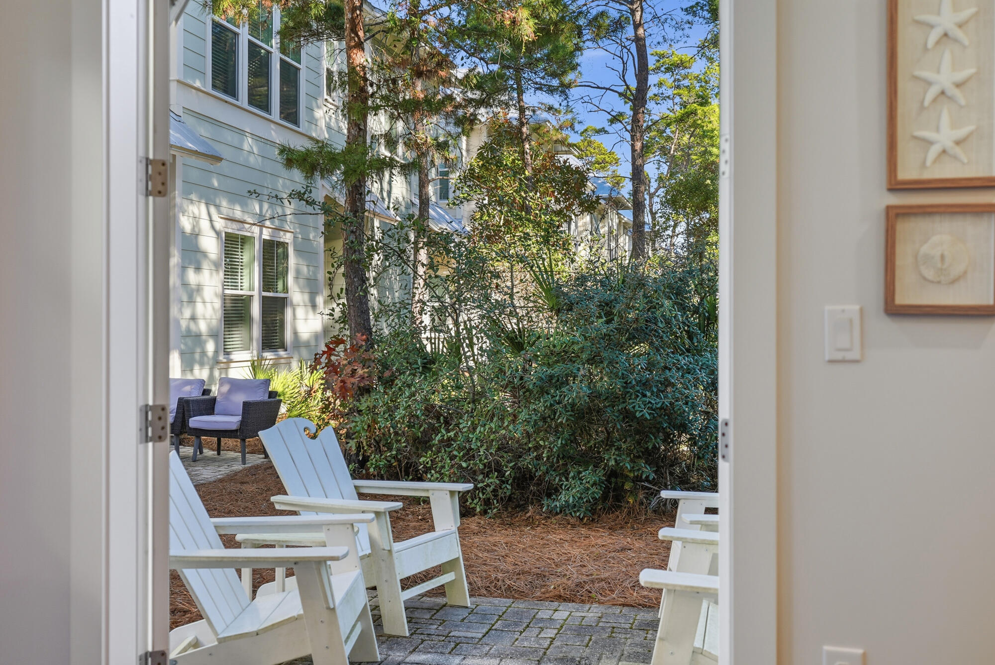 23 East York Ln Inlet Beach, Unit A Inlet Beach, FL 32461 - Photo 28 of 51 a view of an outdoor space with seating area