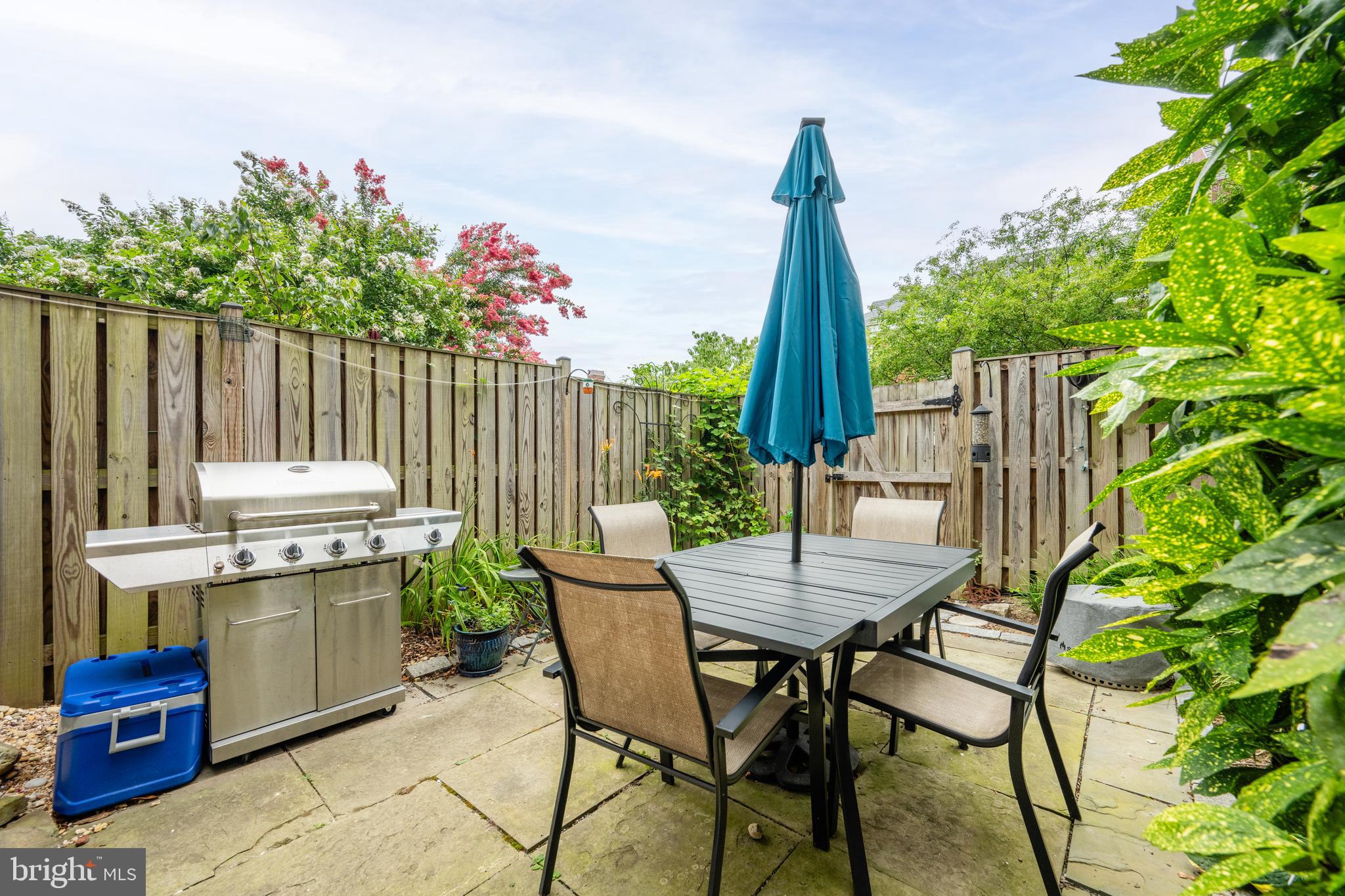 4205 32nd Road South Arlington, VA 22206 - Photo 5 of 40 SLATE PATIO WITH PRIVACY FENCE & GATE