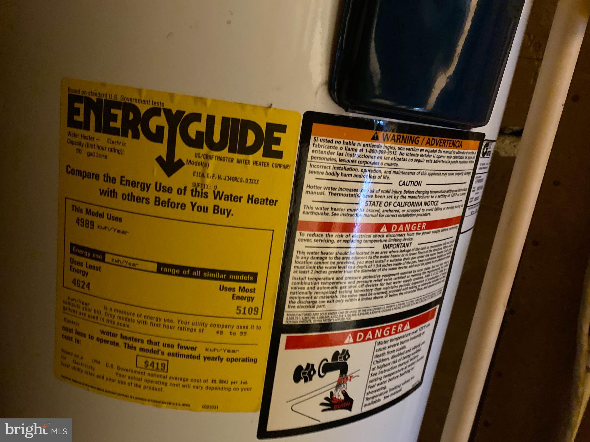 10872 Big Pool Road Big Pool, MD 21711 - Photo 17 of 22 water heater info
