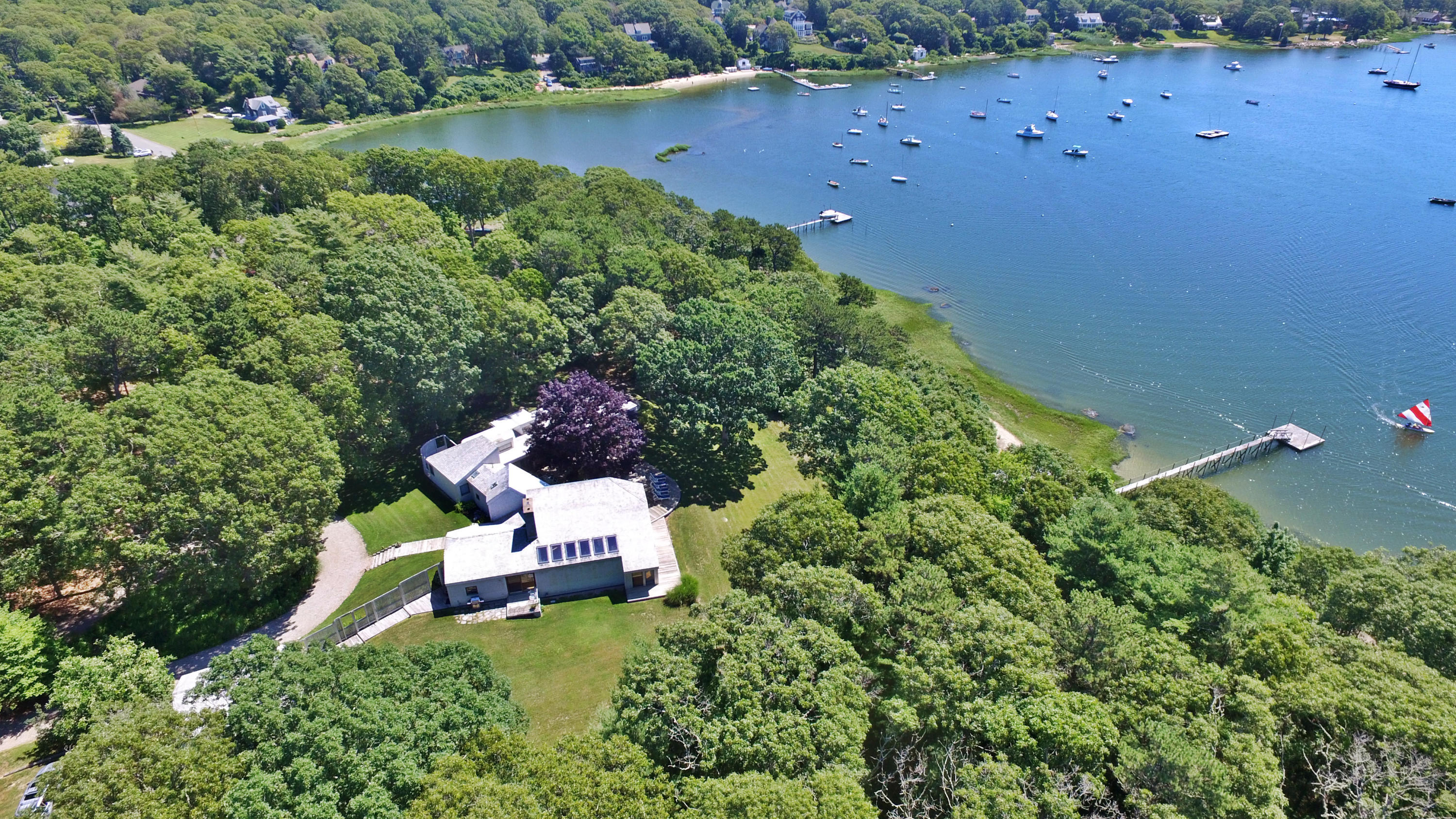 219-221 Scraggy Neck Road Cataumet, MA 02534 - Photo 1 of 25 Aerial