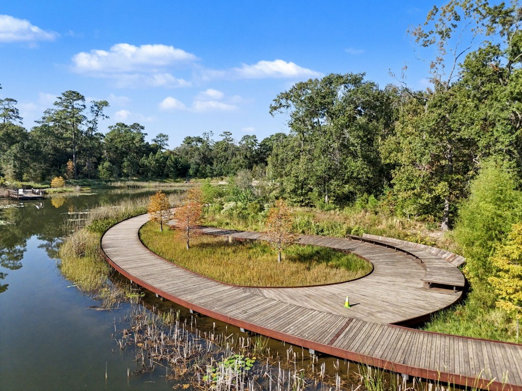 5817 Darling Street, Unit D Houston, TX 77007 - Photo 38 of 40 a swimming pool with some trees in the background