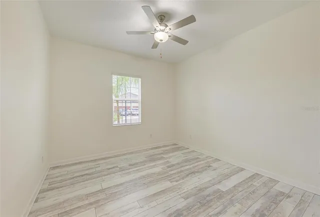 a view of a swimming pool with an ocean view