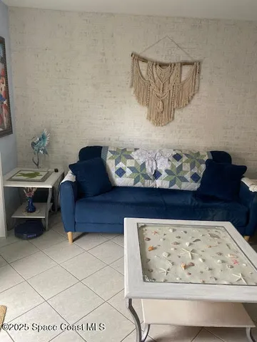 view of a couch in a room