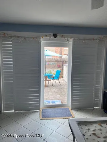 a front view of a house with entryway