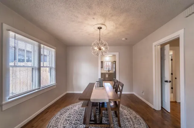 a very nice looking room with a large window