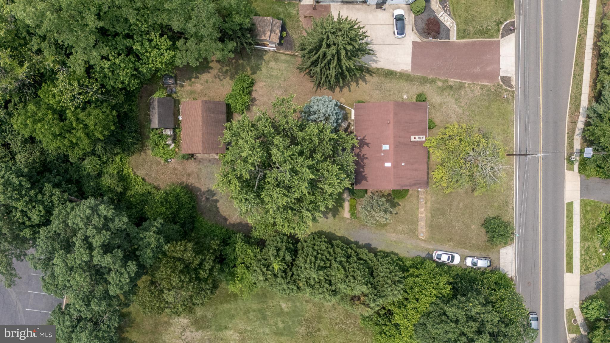 861 Centerton Road Mount Laurel, NJ 08054 - Photo 40 of 43 an aerial view of residential house with outdoor space and trees all around