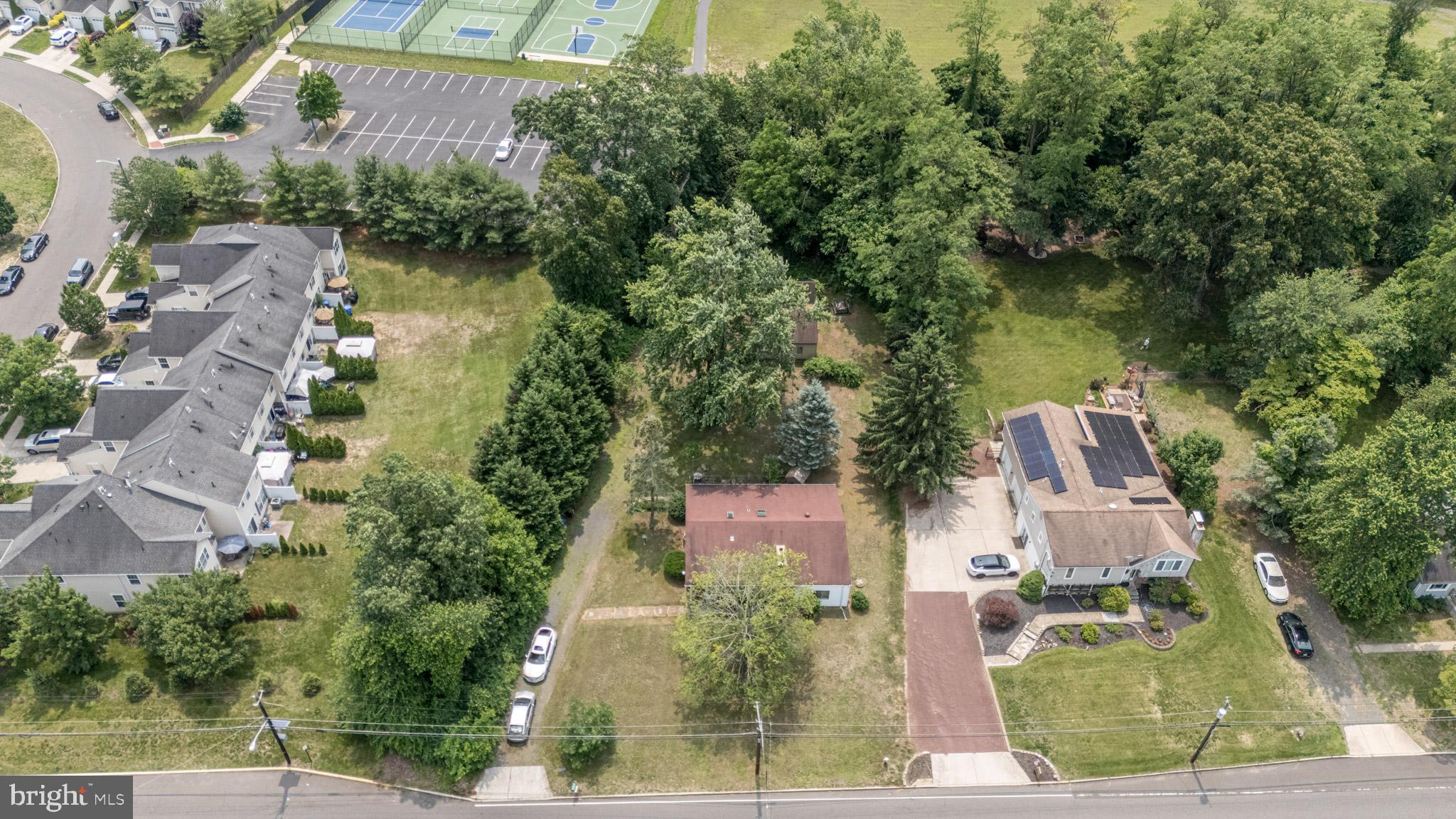 861 Centerton Road Mount Laurel, NJ 08054 - Photo 41 of 43 an aerial view of a house with outdoor space lake lake and outdoor seating