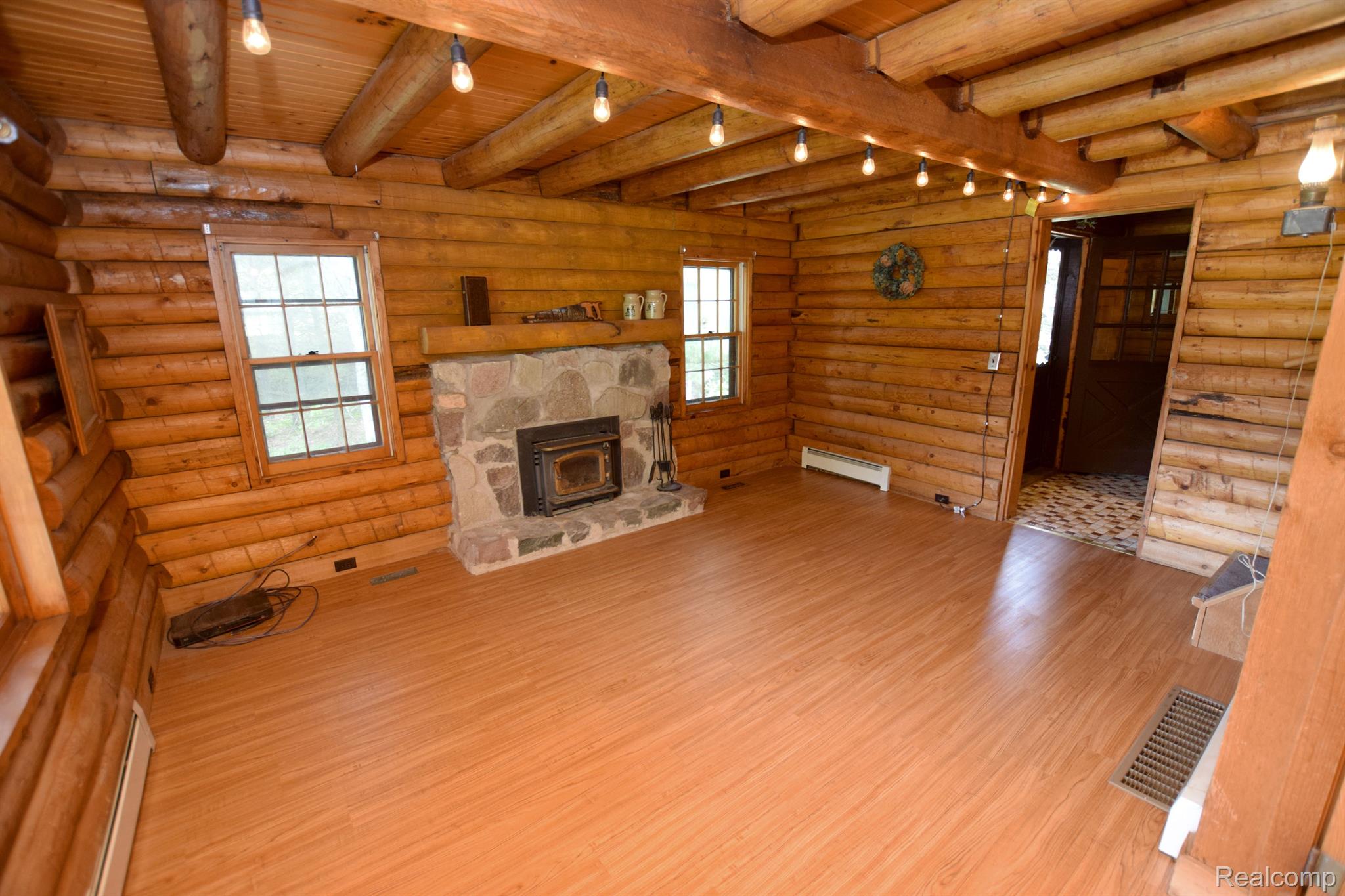 11373 Markley Road Gaines, MI 48436 - Photo 6 of 25 Living Room with Fireplace