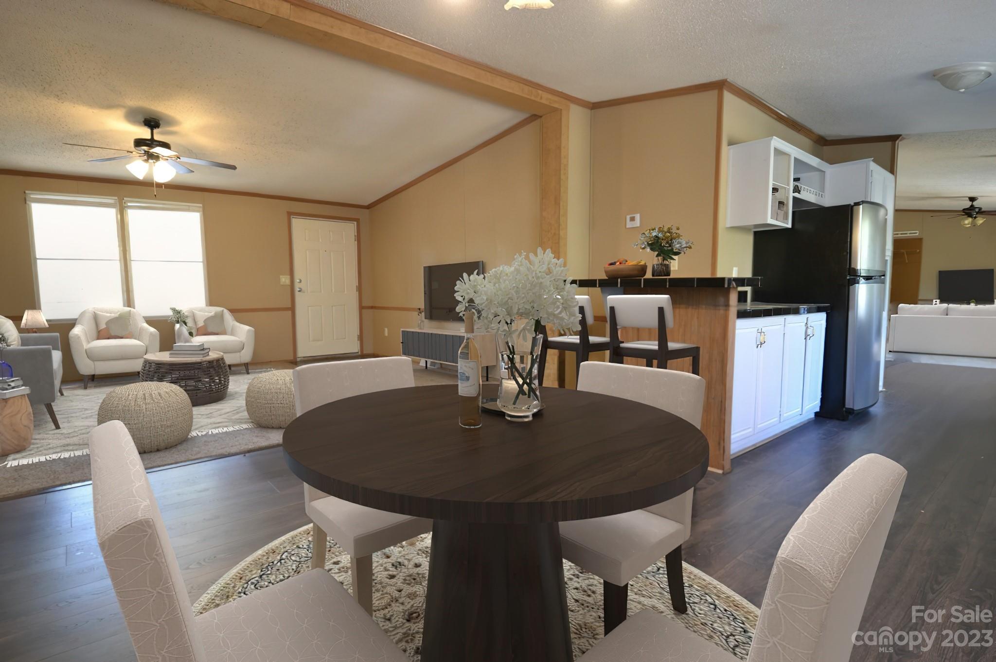 555 Kepley Road Salisbury, NC 28147 - Photo 8 of 39 a view of kitchen with dining table and chairs