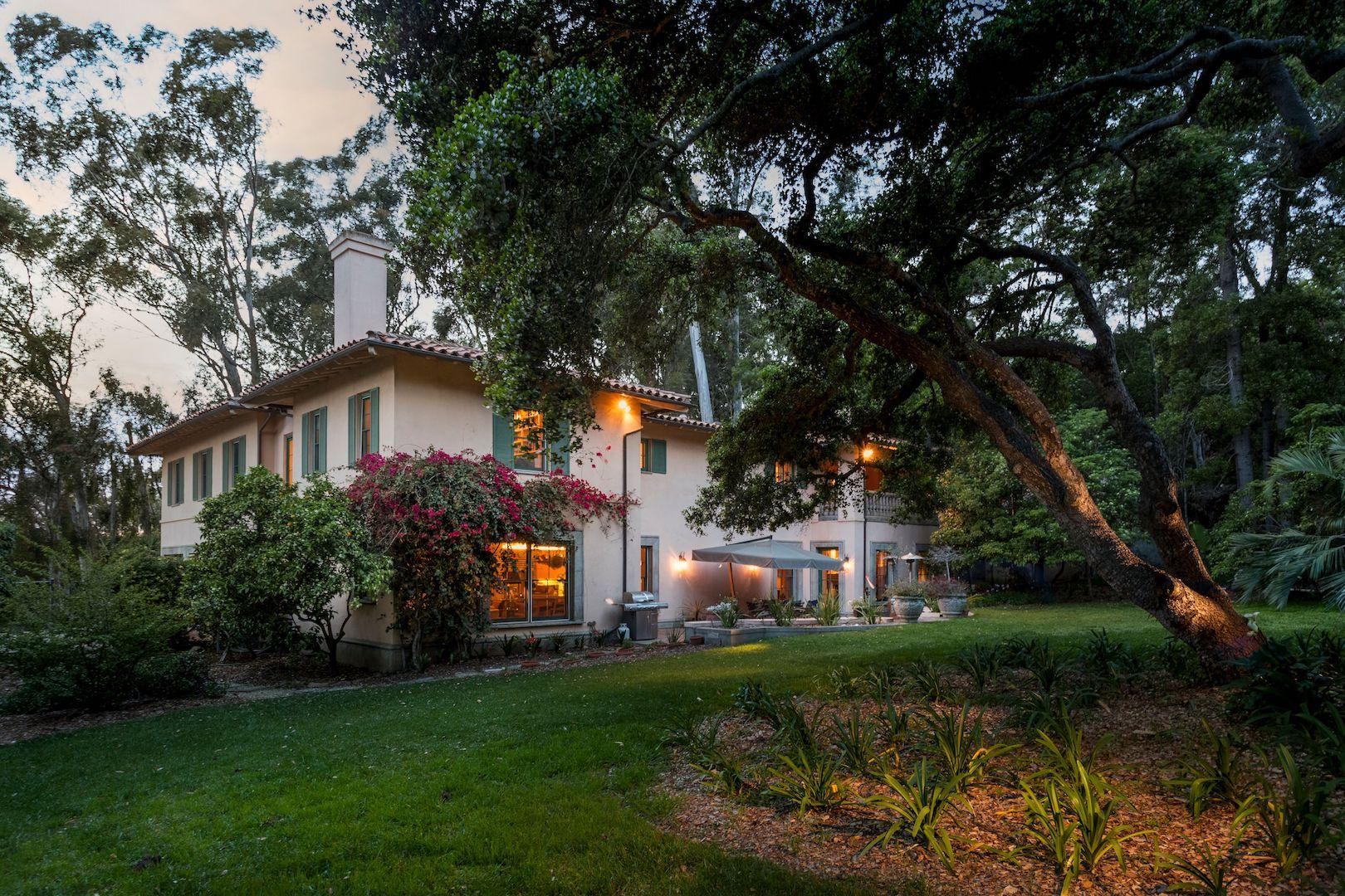 652 Park Lane Montecito, CA 93108 - Photo 12 of 37 Evening back yd-652 Park Lane