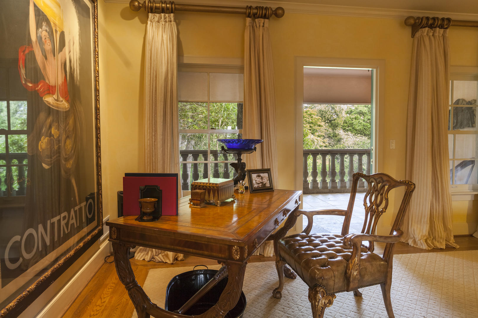 652 Park Lane Montecito, CA 93108 - Photo 24 of 37 Desk and terrace-652 Park Lane