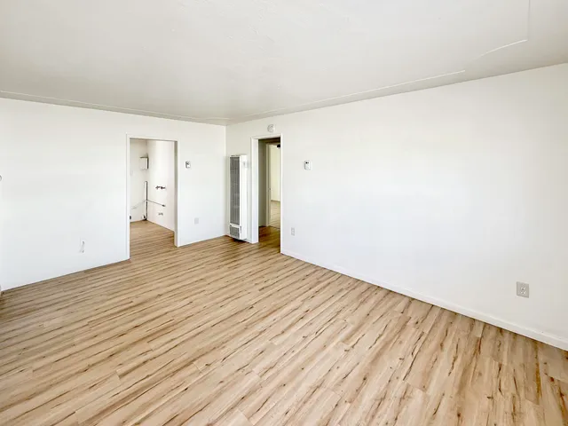 wooden floor in an empty room