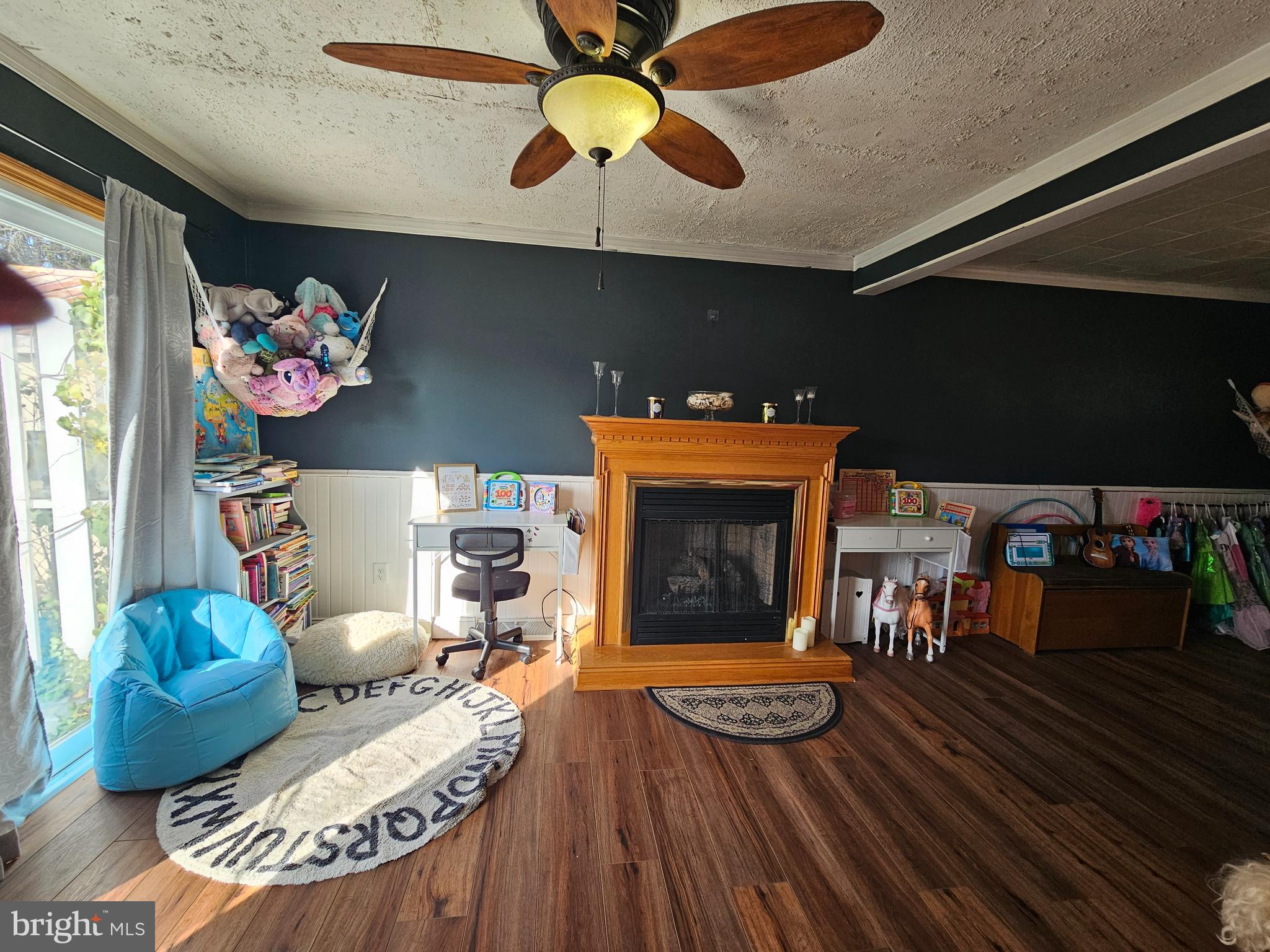 57 Union Street Pennsville, NJ 08070 - Photo 11 of 24 a living room with furniture and a fireplace