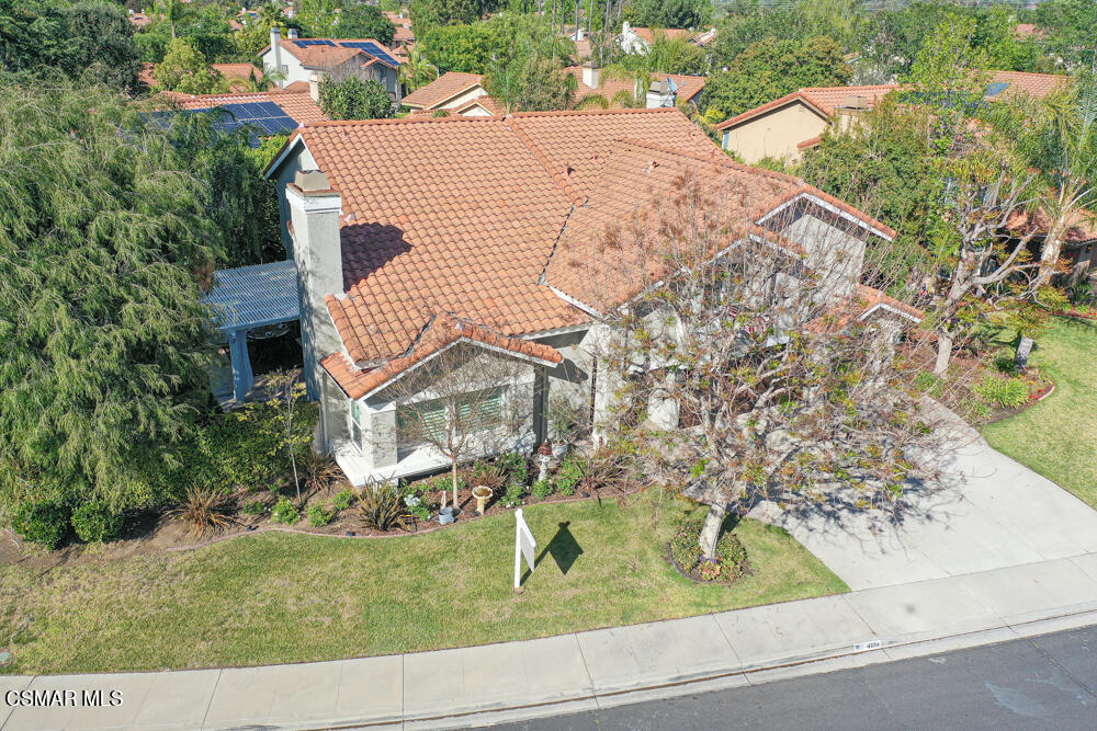 4051 Doneva Road Moorpark, CA 93021 - Photo 46 of 52 a aerial view of a house with a yard