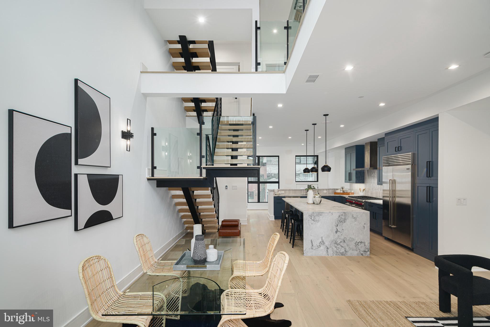 2322 Sansom Street Philadelphia, PA 19103 - Photo 15 of 82 Dining area w/ 18' ceilings
