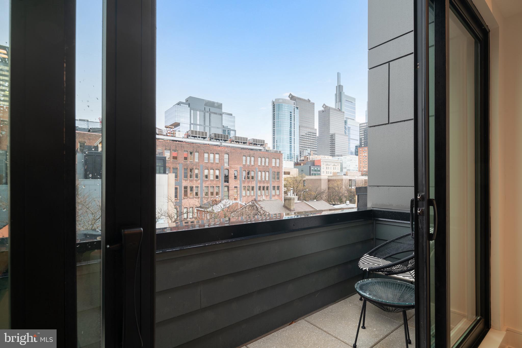 2322 Sansom Street Philadelphia, PA 19103 - Photo 49 of 82 Primary Bedroom Private Balcony
