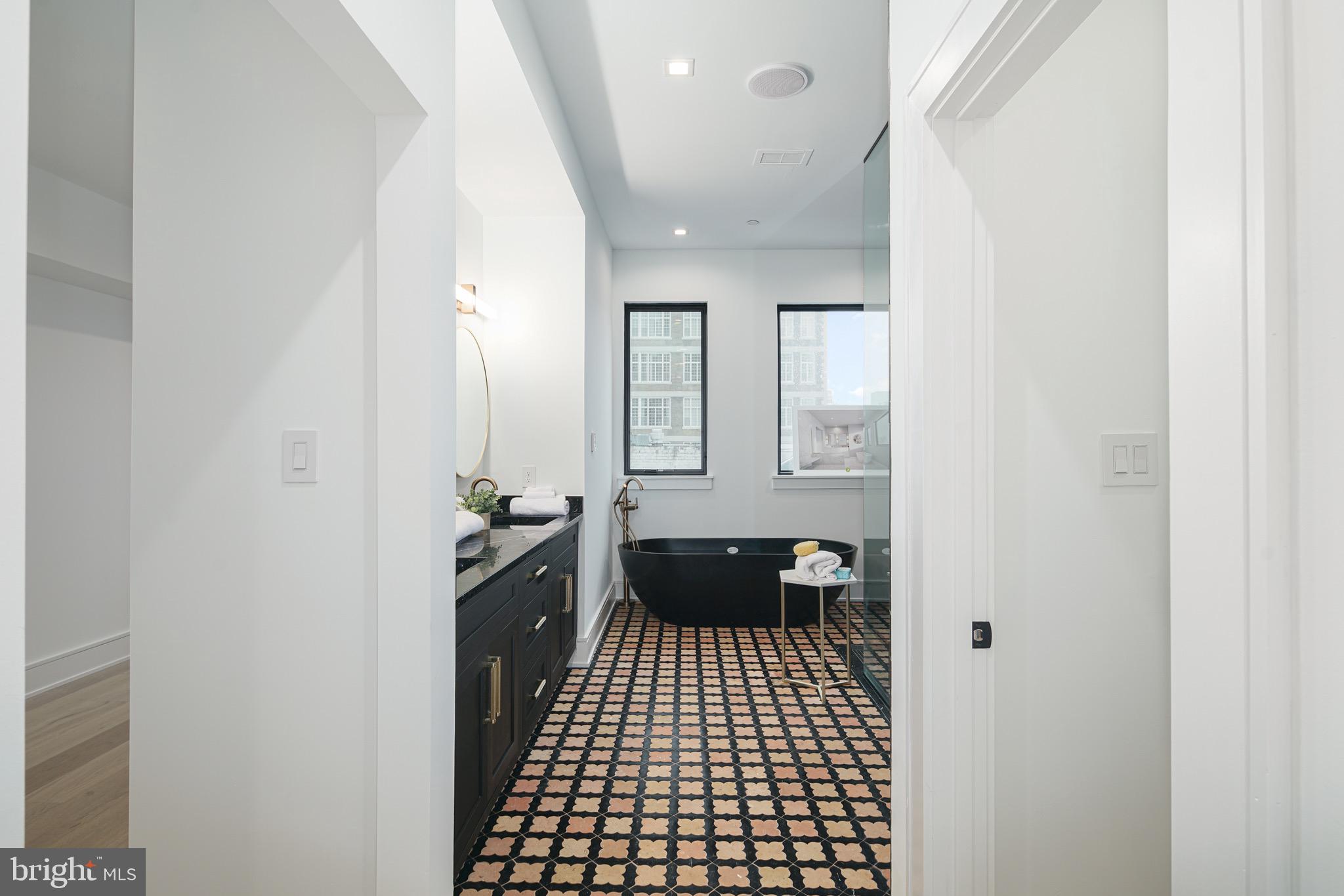 2322 Sansom Street Philadelphia, PA 19103 - Photo 53 of 82 Primary Bathroom Spa w/ Heated Floors