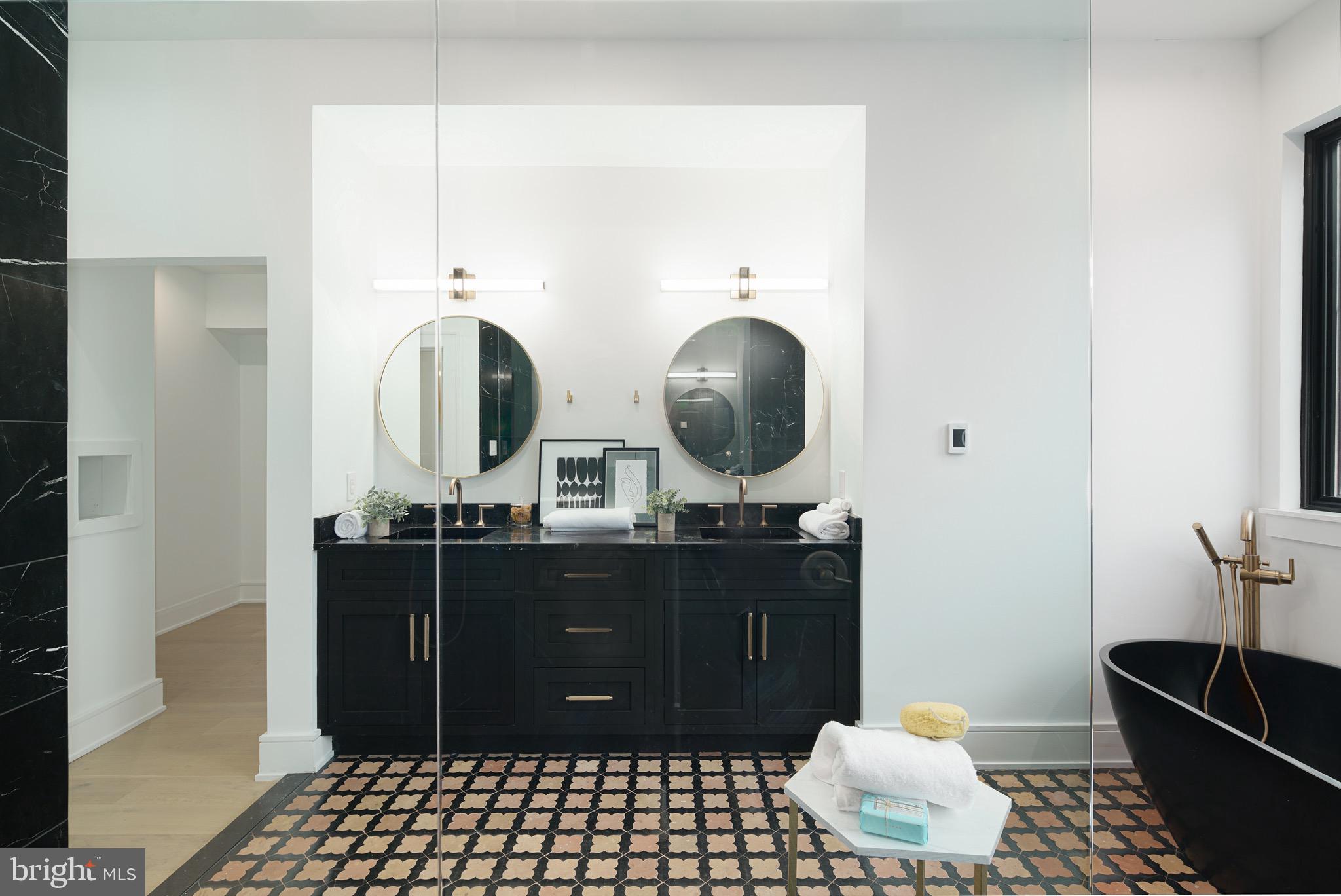2322 Sansom Street Philadelphia, PA 19103 - Photo 56 of 82 Primary Bathroom Spa w/ Heated Floors