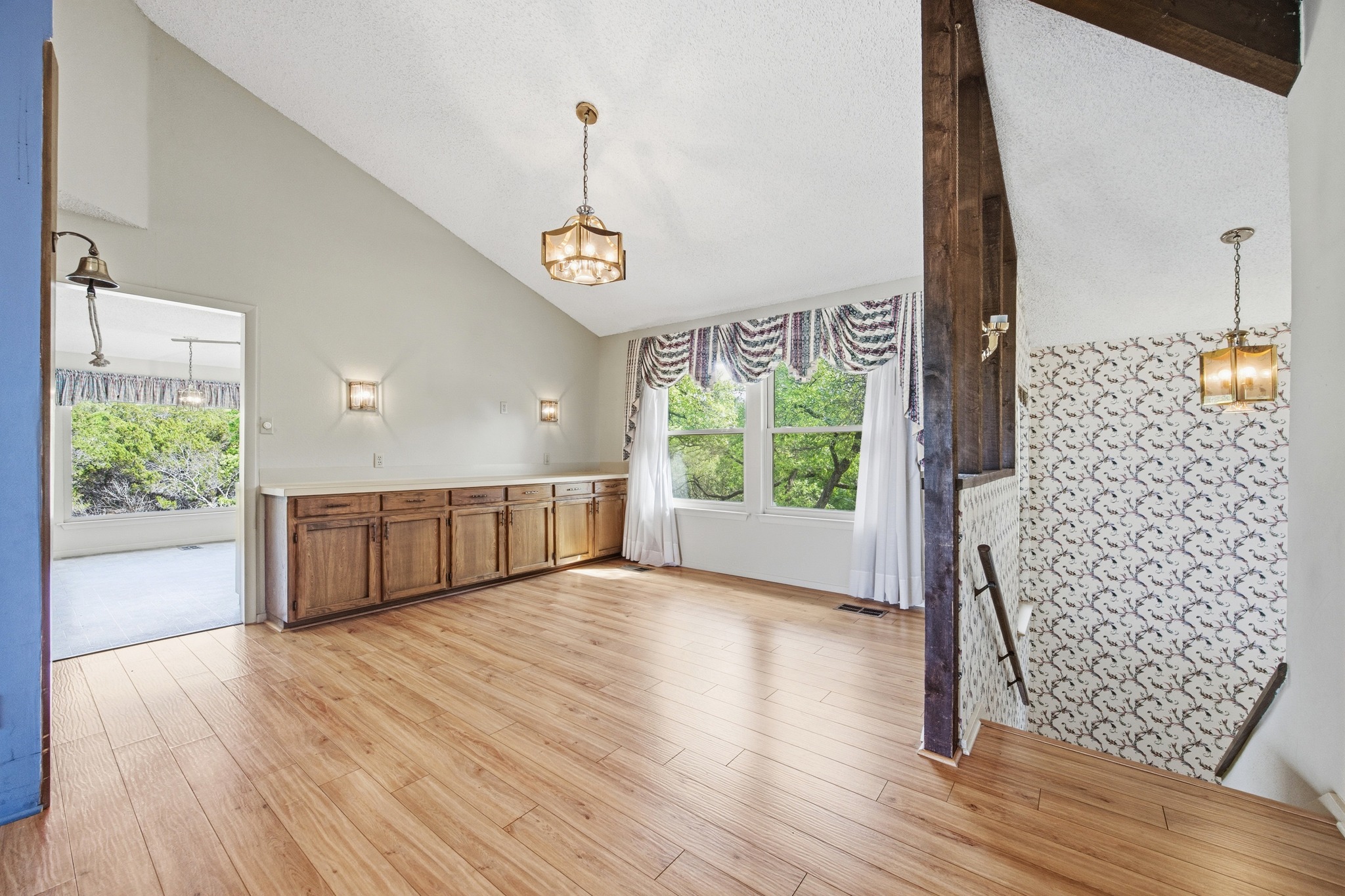 4831 Eck Lane Austin, TX 78734 - Photo 11 of 27 a view of hallway with wooden floor