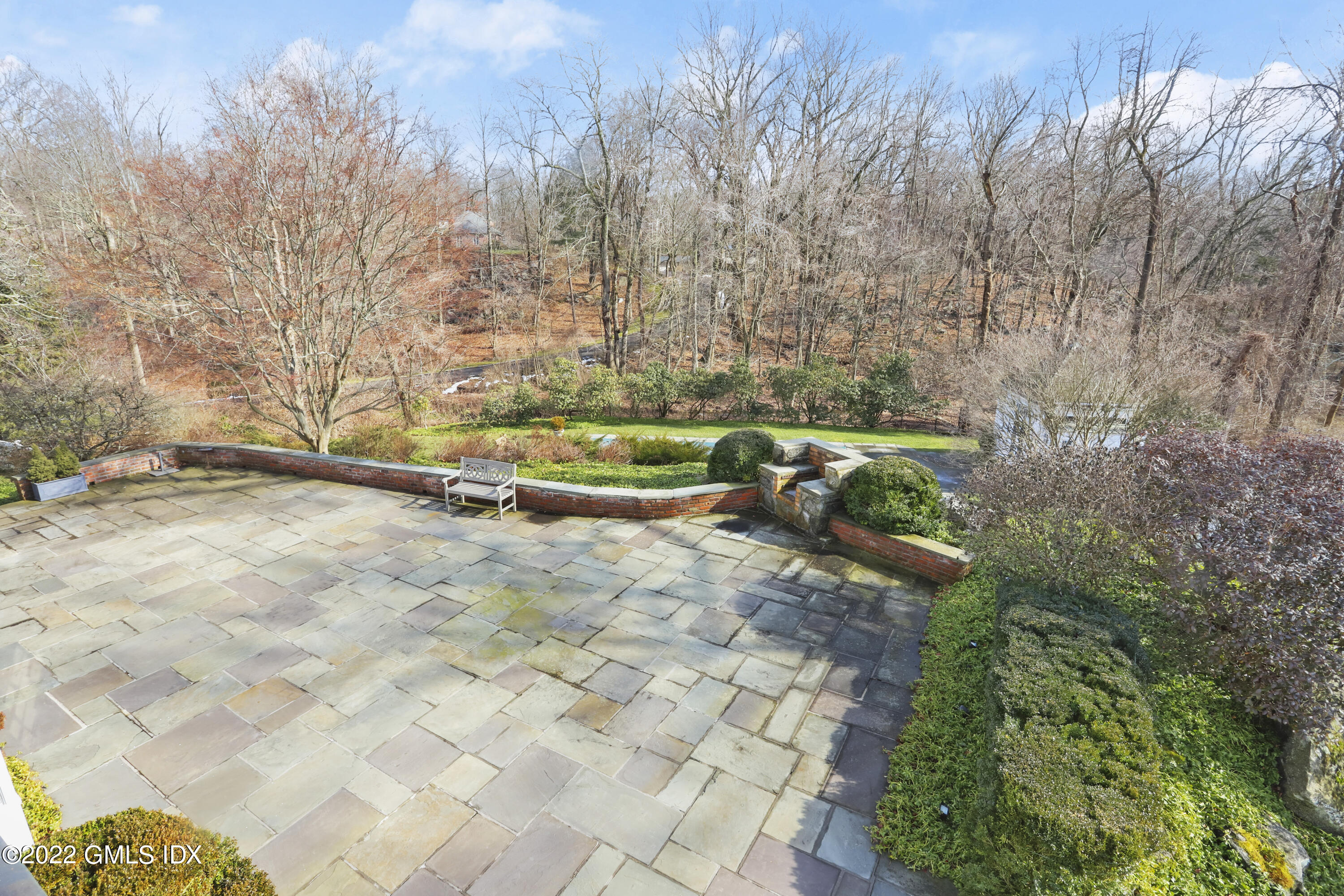 144 Pecksland Road Greenwich, CT 06831 - Photo 36 of 49 a view of backyard with large trees