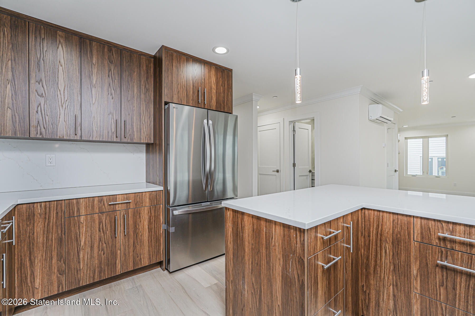 54 Cedarcliff Road Staten Island, NY 10301 - Photo 14 of 49 a view of a kitchen with a refrigerator