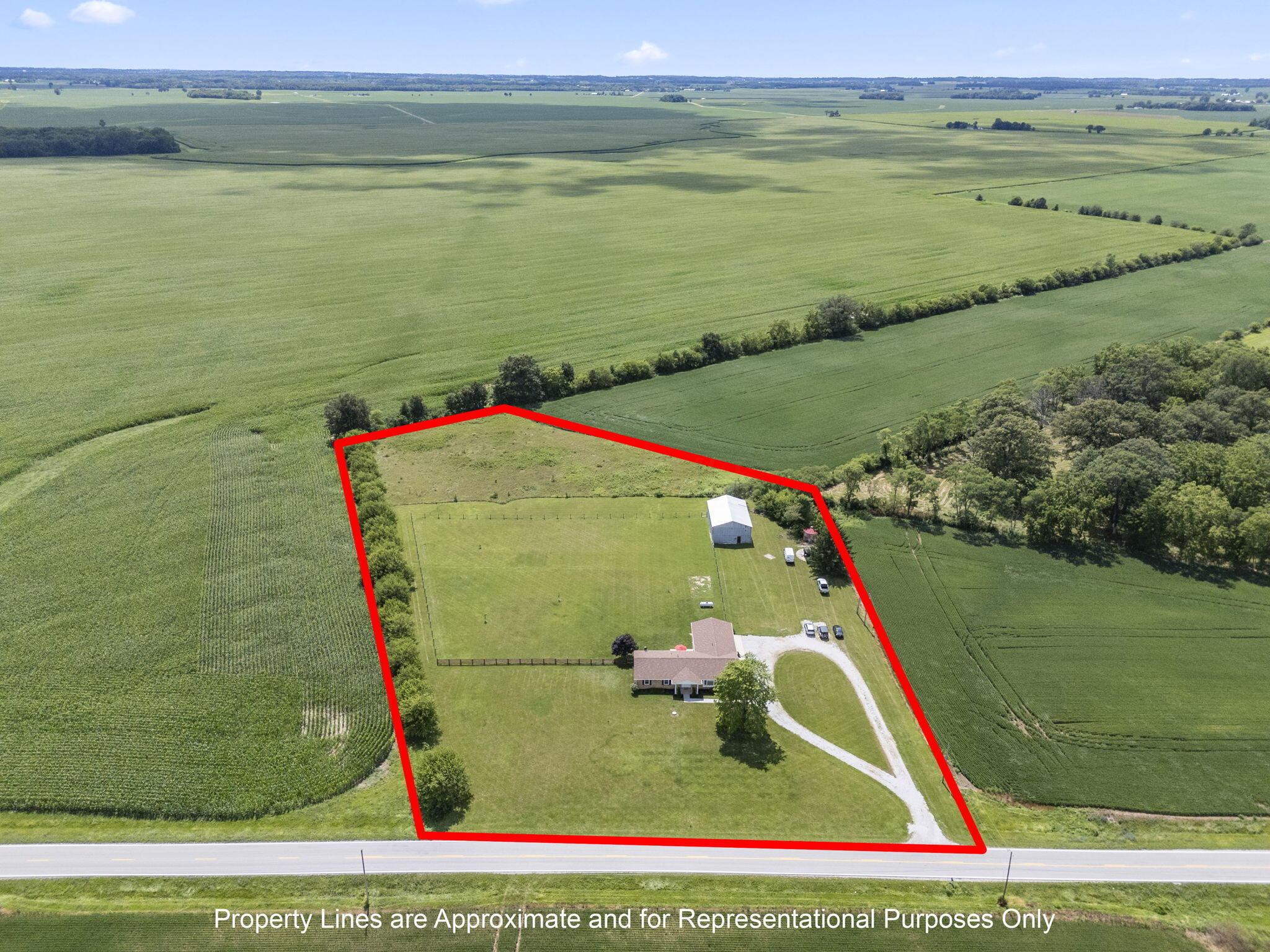 6000 Rosedale-Milford Center Road London, OH 43140 - Photo 1 of 70 Ariel View