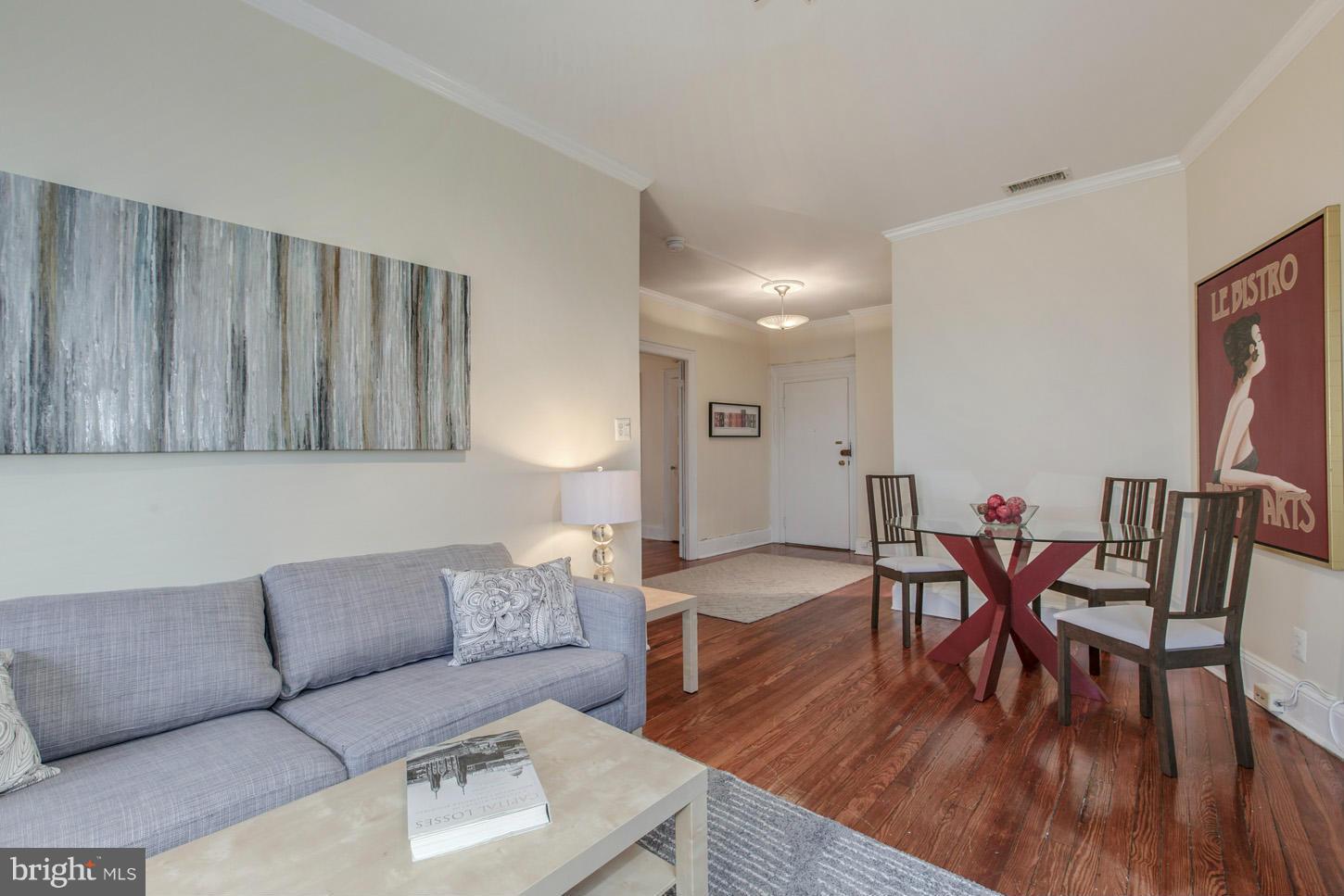 2022 Columbia Road Northwest, Unit 709 Washington, DC 20009 - Photo 7 of 21 Wood Floors, Classic Moldings & Central A/C!