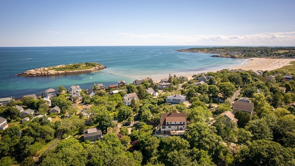 15 Cliff Road Gloucester, MA 01930 - Photo 34 of 42 an aerial view of a houses with a lake view