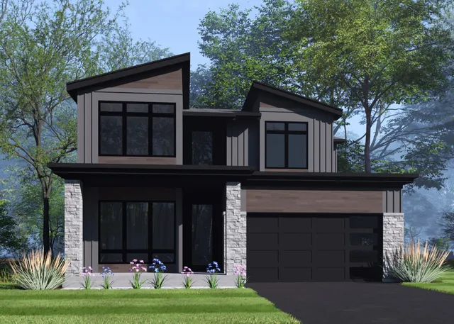 a front view of house with yard