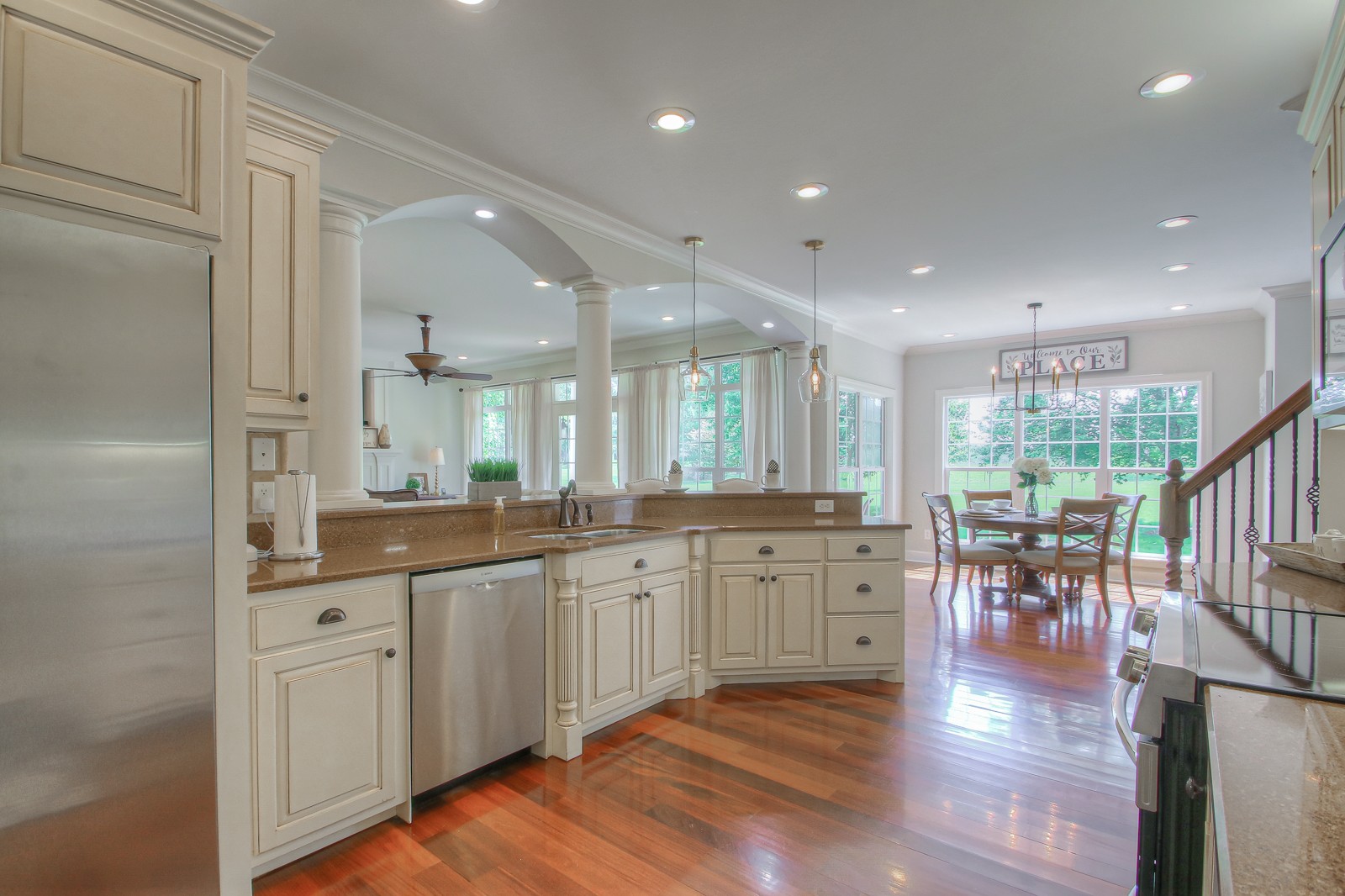 9251 Link Road Christiana, TN 37037 - Photo 17 of 40 a large kitchen with lots of counter space and a sink