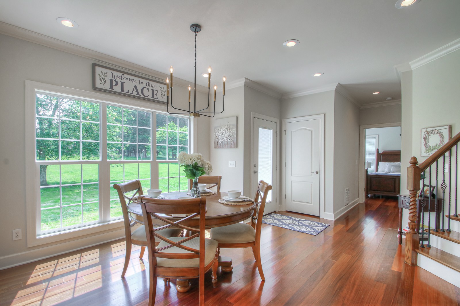 9251 Link Road Christiana, TN 37037 - Photo 19 of 40 a view of a dining room with furniture window and wooden floor