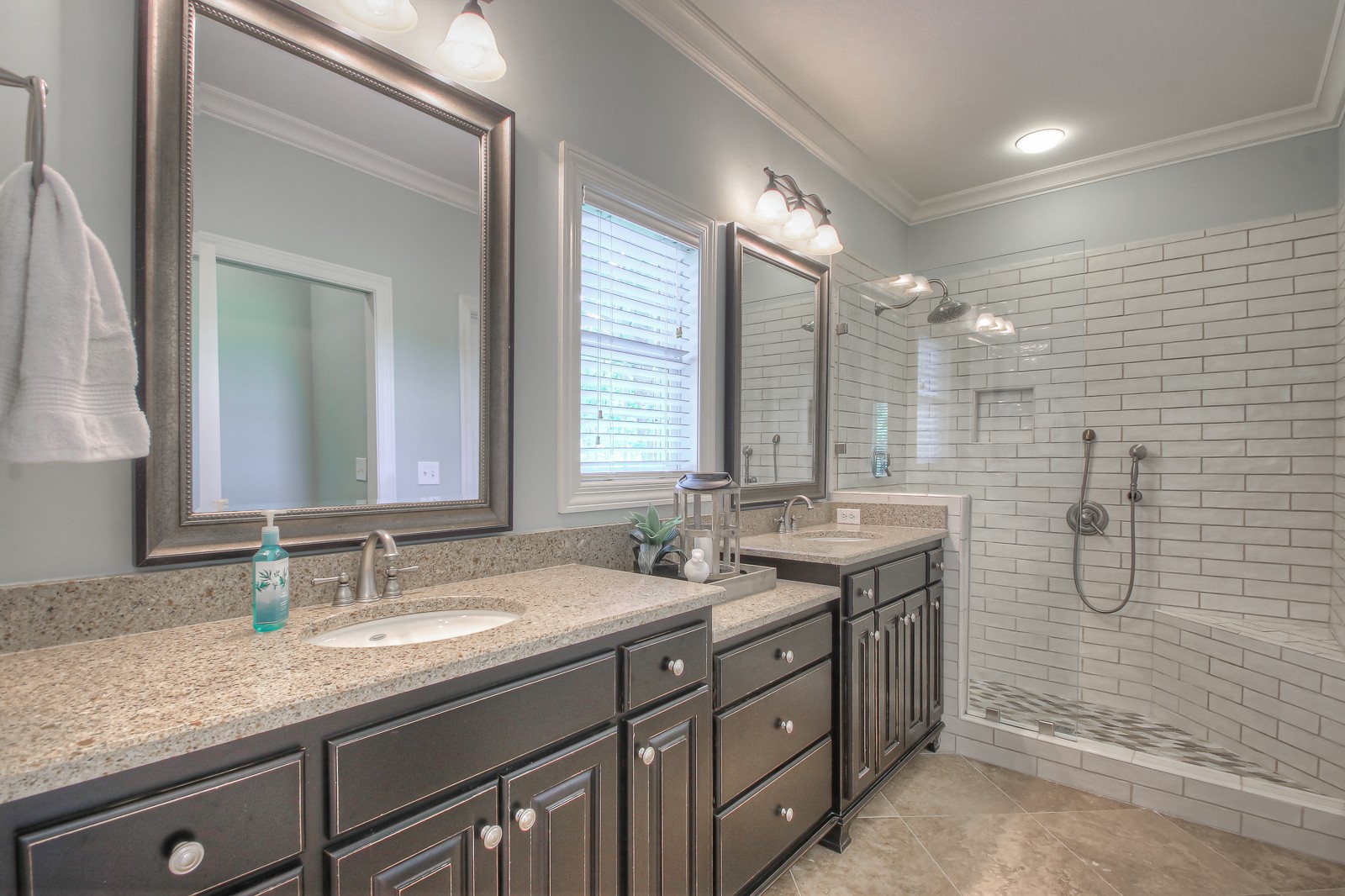 9251 Link Road Christiana, TN 37037 - Photo 21 of 40 a bathroom with a double vanity sink mirror and double