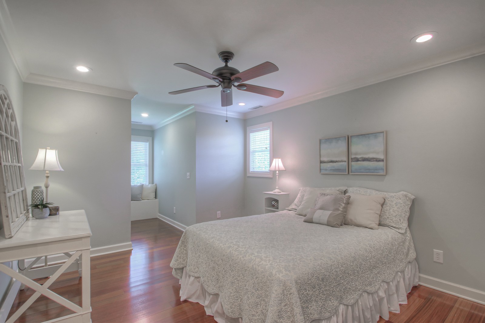 9251 Link Road Christiana, TN 37037 - Photo 25 of 40 a bedroom with a bed and a chandelier
