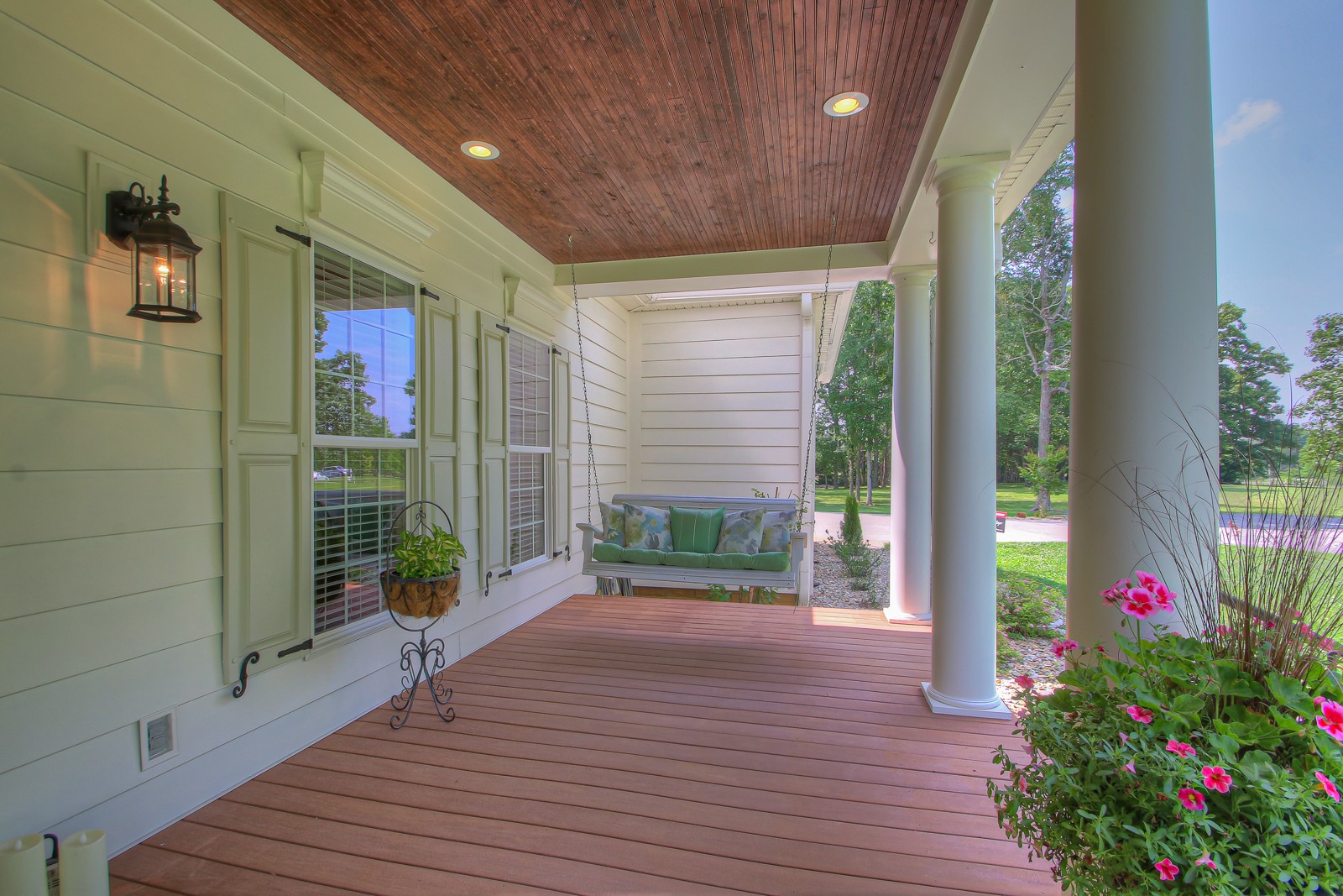 9251 Link Road Christiana, TN 37037 - Photo 6 of 40 a porch with seating space and hardwood floor