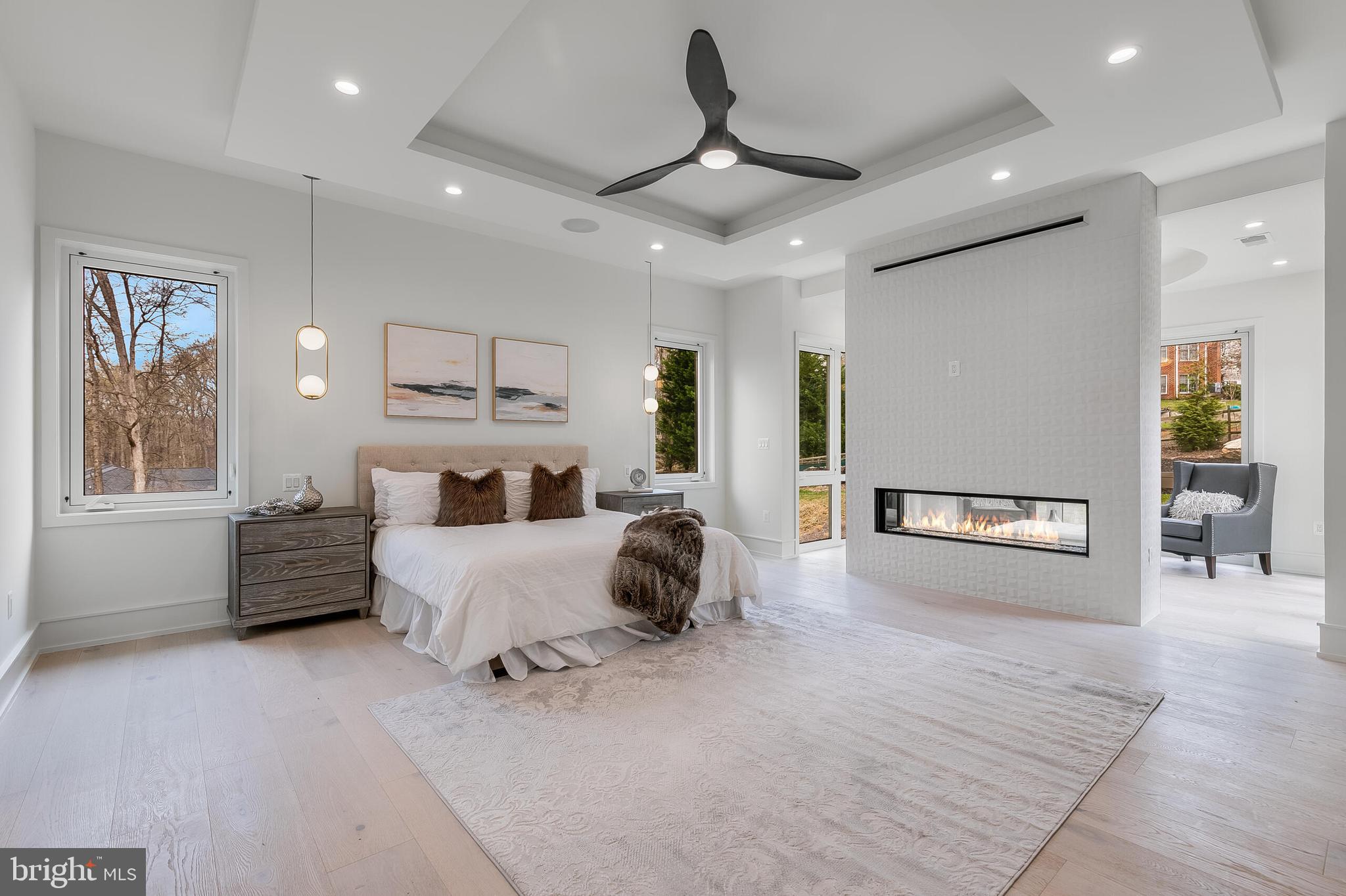 8757 Brook Road McLean, VA 22102 - Photo 30 of 51 a bed room with furniture and wooden floor