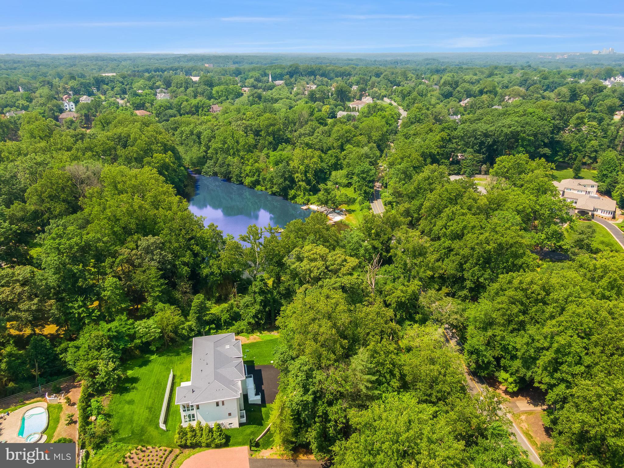 8757 Brook Road McLean, VA 22102 - Photo 50 of 51 an aerial view of a house with a yard