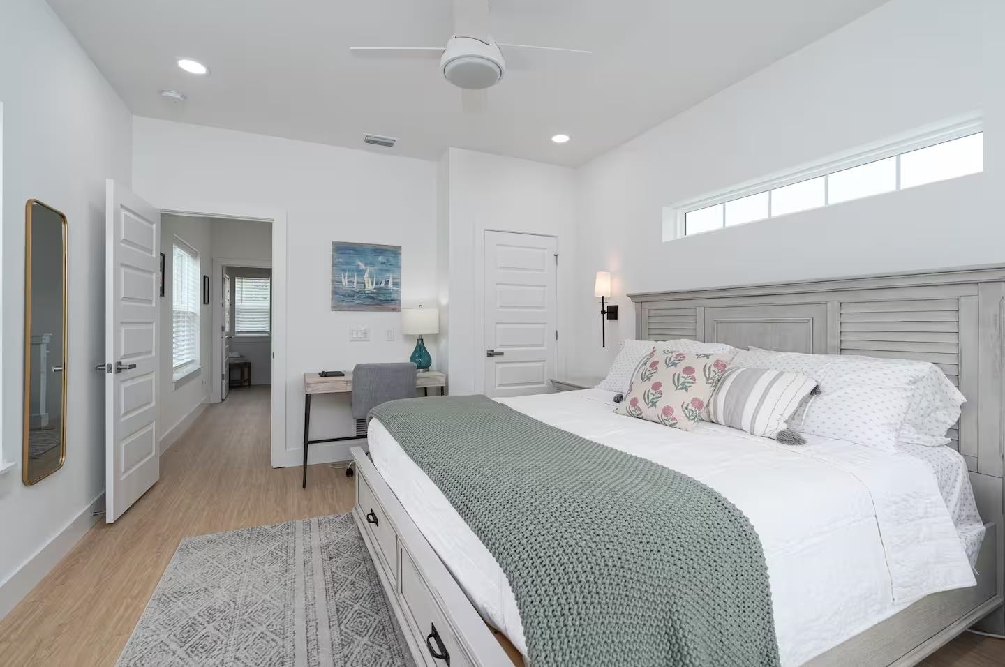 600 Twenty-First Street St. Augustine, FL 32084 - Photo 11 of 32 a bed room with a bed and a couch