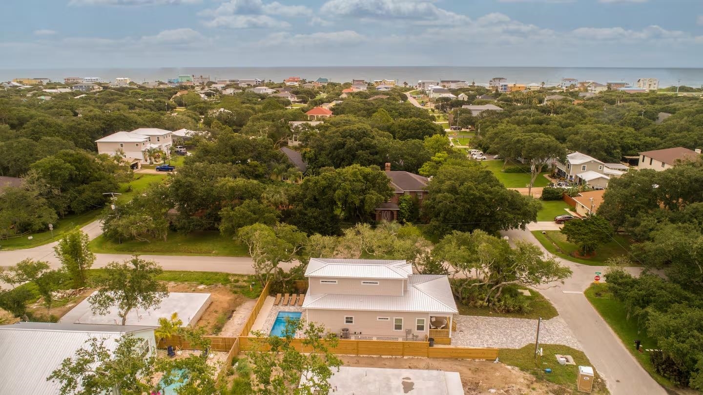 600 Twenty-First Street St. Augustine, FL 32084 - Photo 28 of 32 an aerial view of residential houses with outdoor space