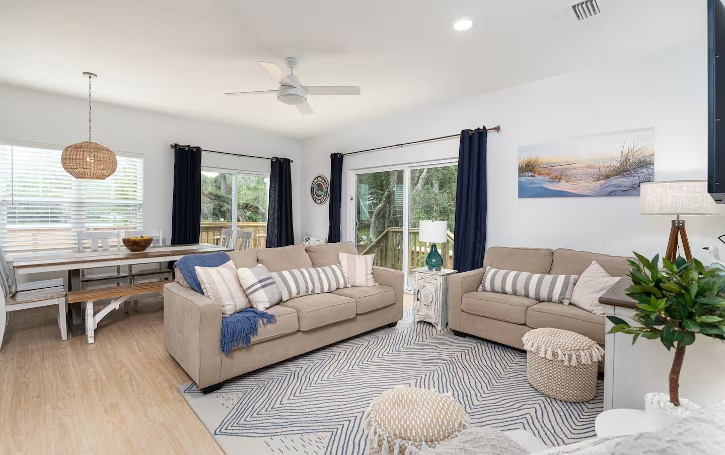 600 Twenty-First Street St. Augustine, FL 32084 - Photo 7 of 32 a living room with furniture and a large window