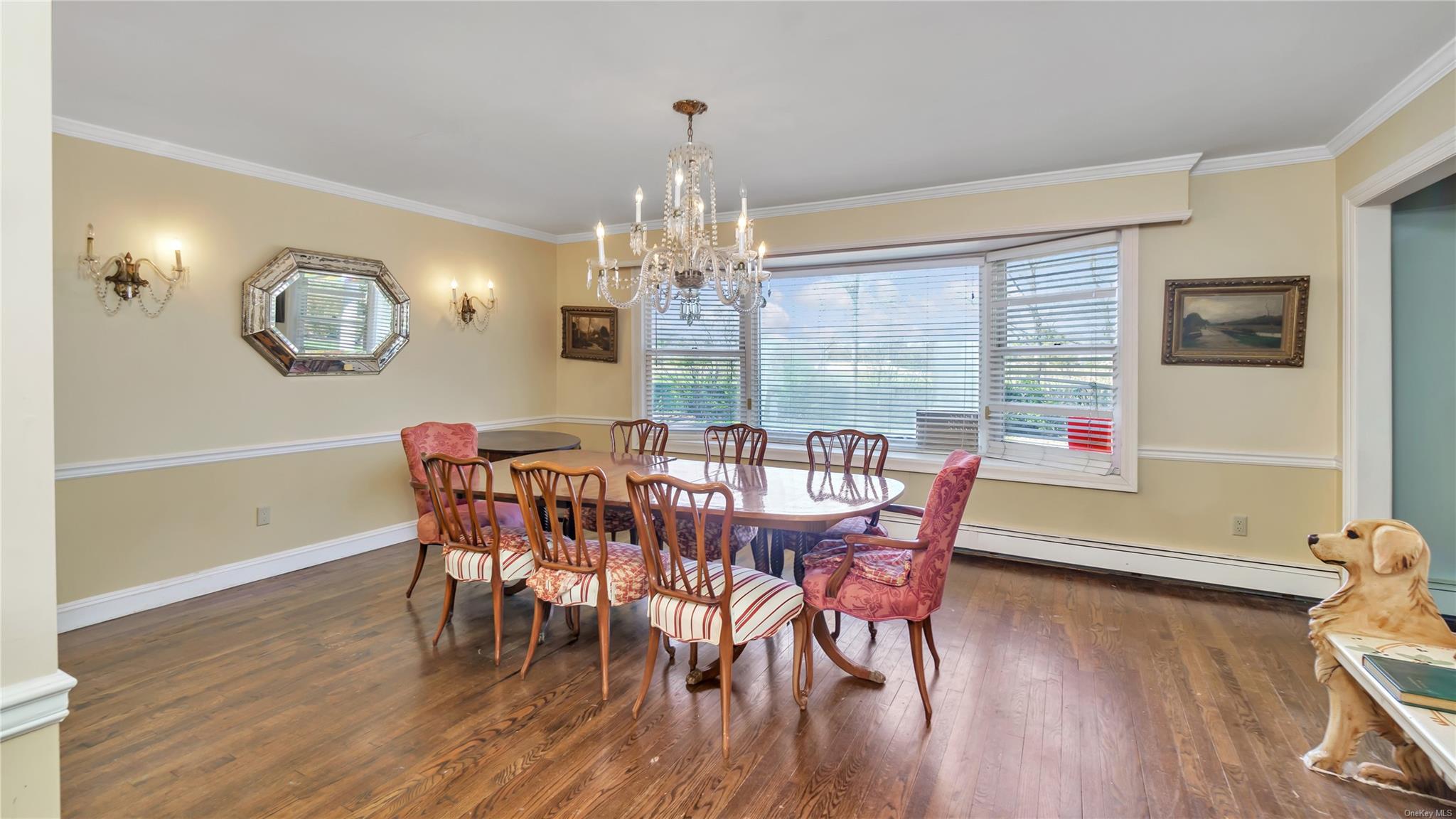 1230 Harbor Road Hewlett, NY 11557 - Photo 8 of 27 a view of a dining room with furniture window and wooden floor