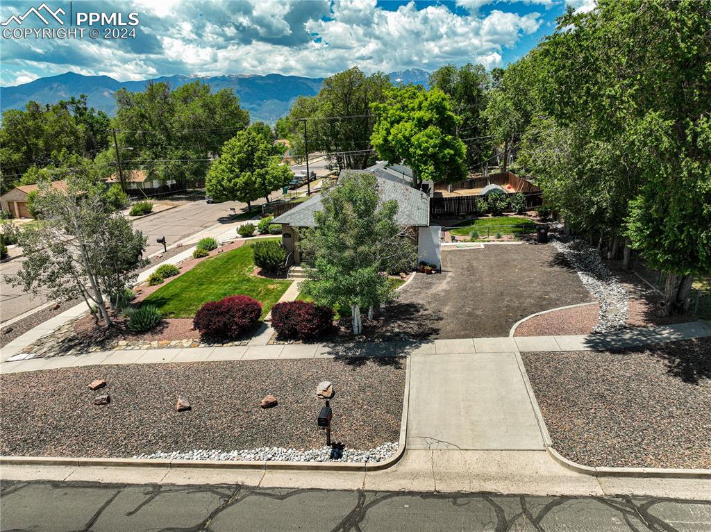 1002 Alexander Road Colorado Springs, CO 80909 - Photo 4 of 28 a view of a garden with an outdoor space