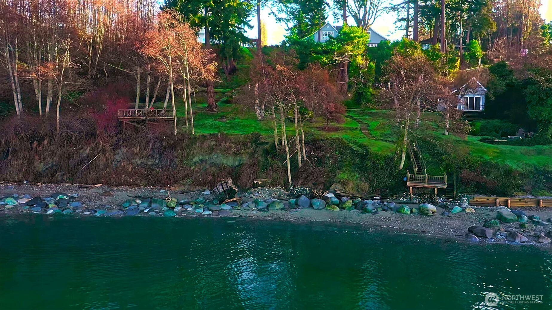 211 Marine Drive Point Roberts, WA 98281 - Photo 13 of 13 a view of green field with plants and trees