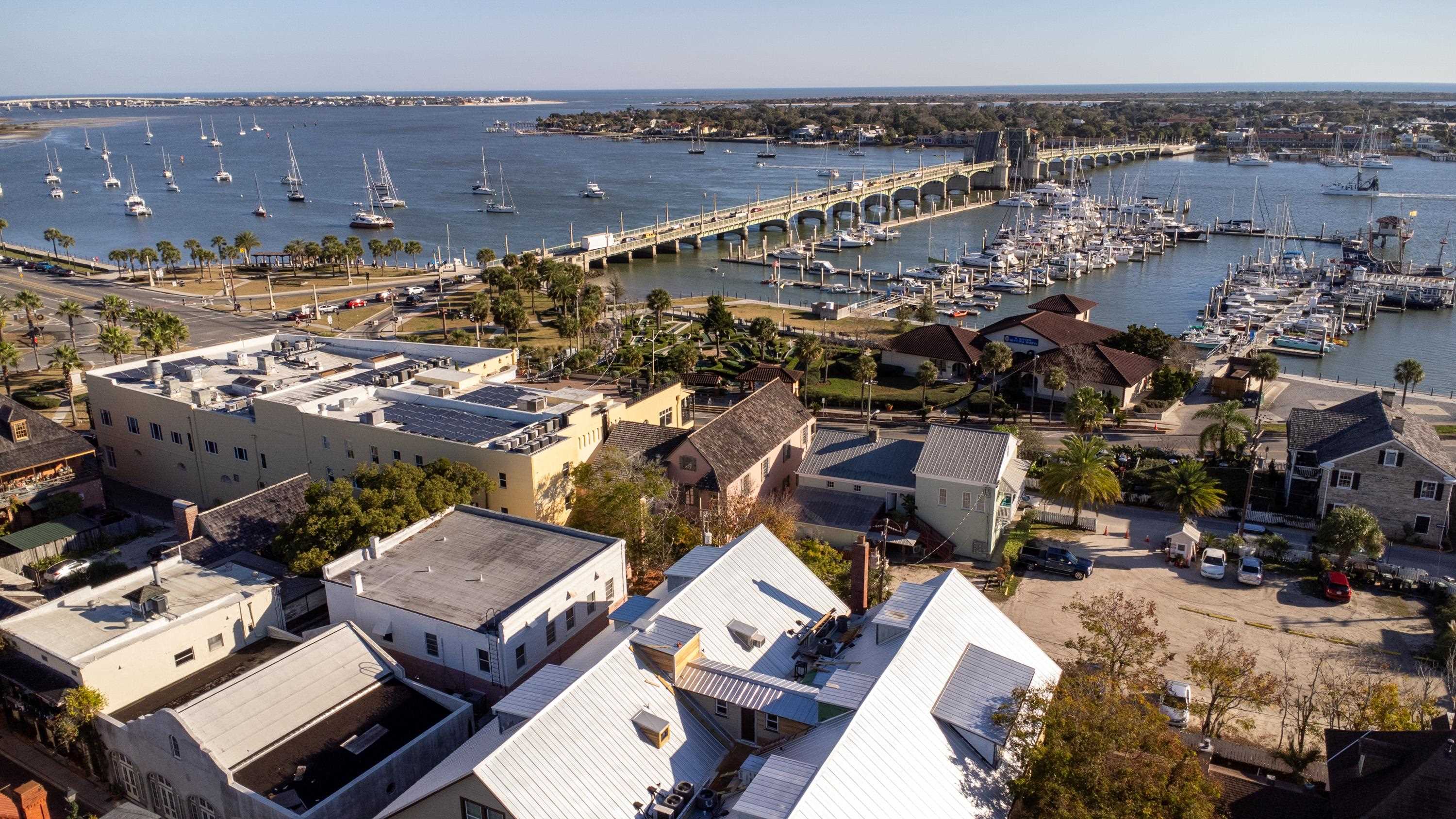 11 Aviles Street, Unit 2D St. Augustine, FL 32084 - Photo 22 of 24 an aerial view of a city