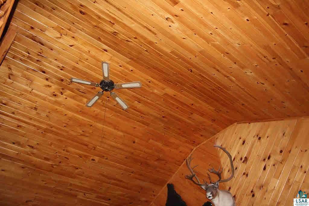8693 South Lyman Lake Road South Range, WI 54874 - Photo 5 of 25 Main cabin ceiling