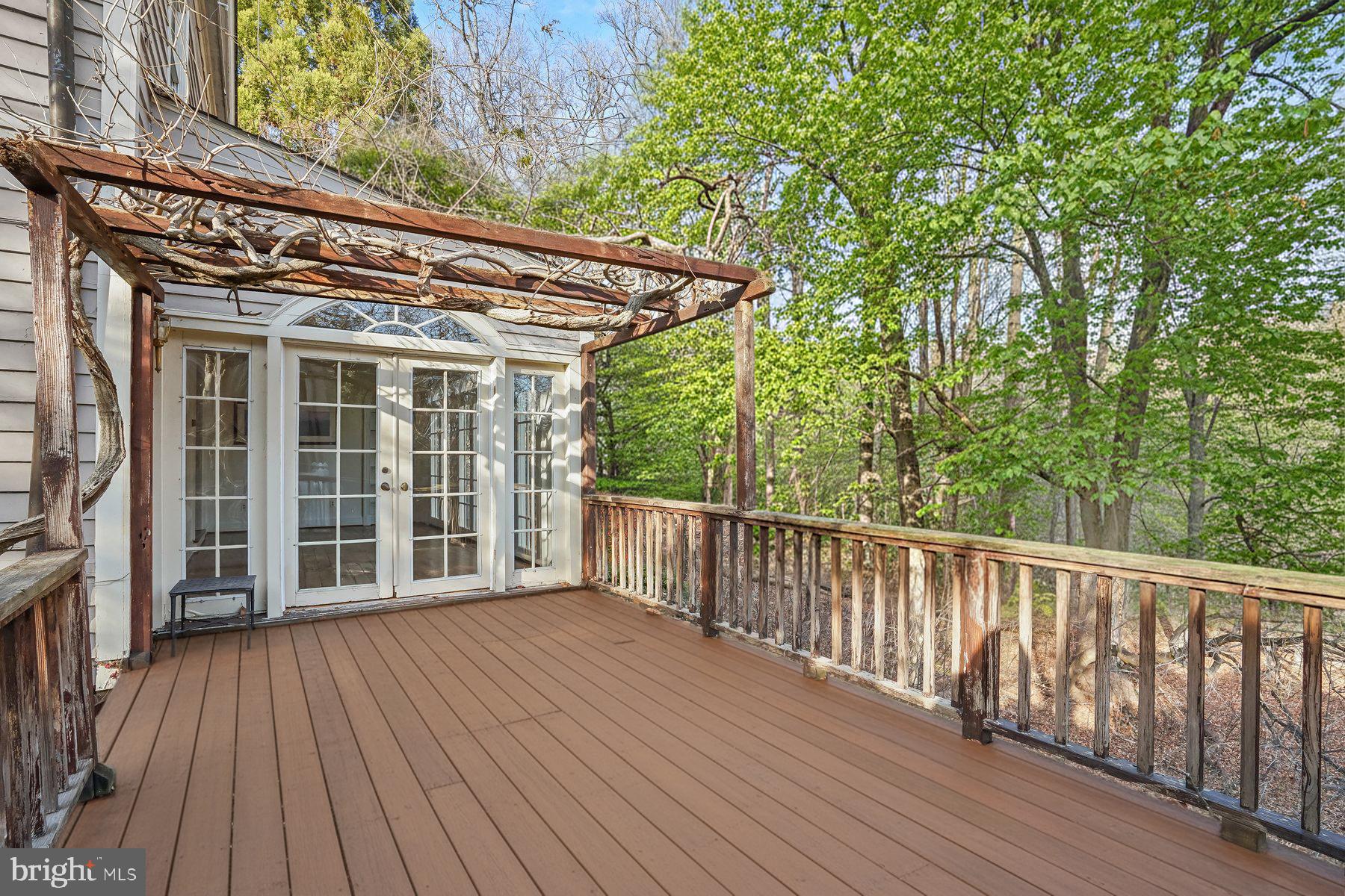 1727 Hoban Road Northwest Washington, DC 20007 - Photo 21 of 25 a view of a wooden deck