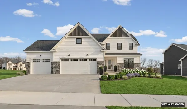a view of house and outdoor space with yard