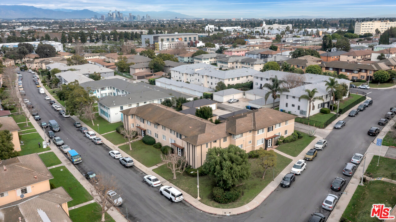 4086 Abourne Road, Unit A Los Angeles, CA 90008 - Photo 6 of 36 an aerial view of a city with lots of residential buildings