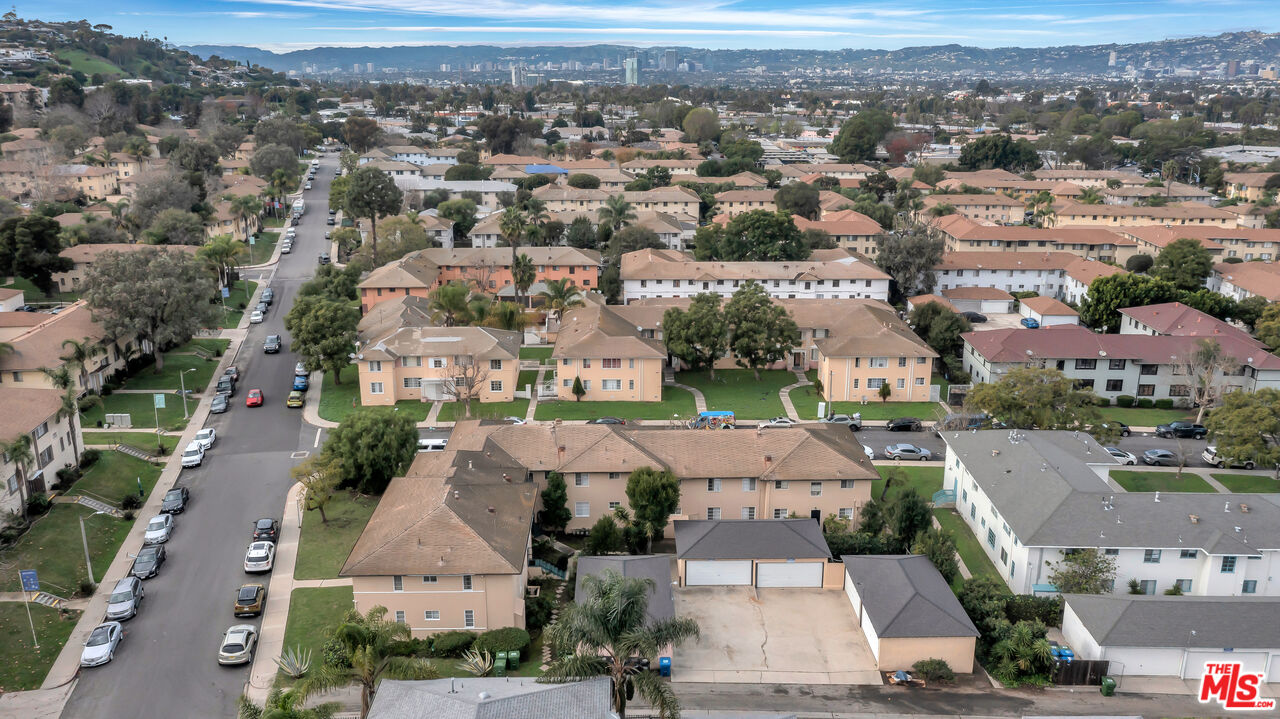 4086 Abourne Road, Unit A Los Angeles, CA 90008 - Photo 10 of 36 an aerial view of residential houses with city view