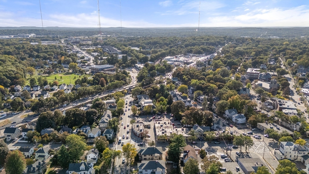 1629 Centre Street Newton, MA 02461 - Photo 20 of 25 an aerial view of residential building with green space